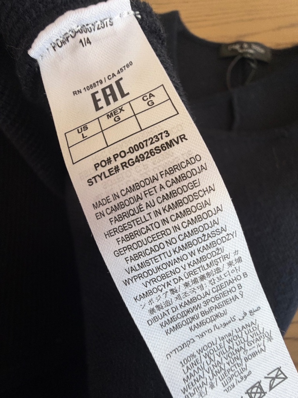 NWT Rag & Bone Fine Wool Vest - Picture 11 of 12
